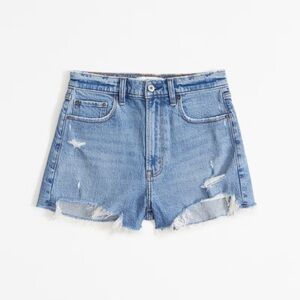 Abercrombie mom short high rise